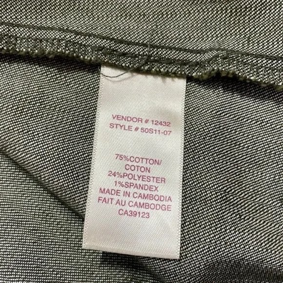 Northern Reflections Green Denim Jacket - Size: XL - Picture 4 of 4